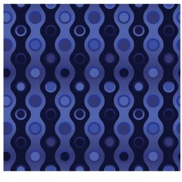 Elegant wavy seamless pattern Illustrazione stock