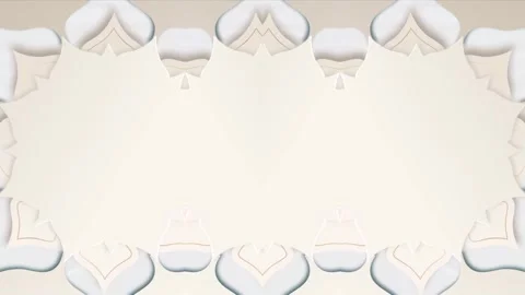 Elegant White and Gold Pattern Background Stock Footage 289124671