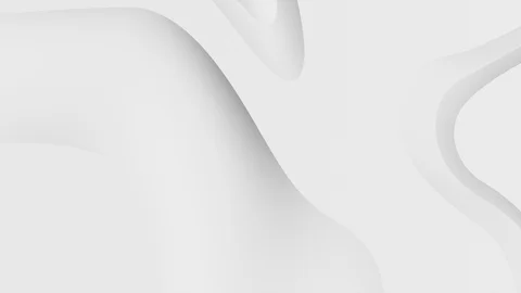 Elegant white design background - seamless looping (4K) Video stock 107337088