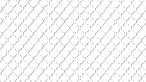 Elegant White Geometric Pattern Loopable Background with Subtle Shadows. Stock Footage 339217844