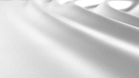 Elegant White Silk Fabric Waves Background Stock Footage 337223418