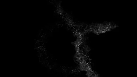 Elegant White Silver Glitter Particles Animation for Motion Graphics 스톡 동영상 336900194