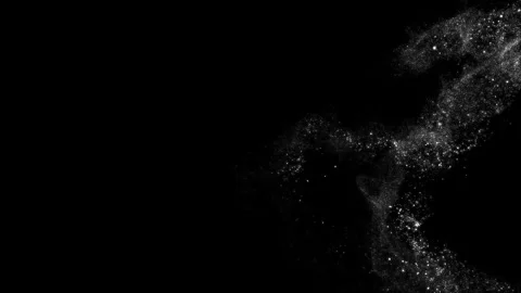 Elegant White Silver Glitter Particles Animation for Motion Graphics 스톡 동영상 336900296