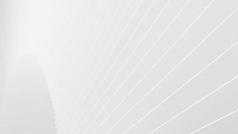 Elegant white slices stack background loop. Ambient animation creative desi.. Stock Footage 229861064