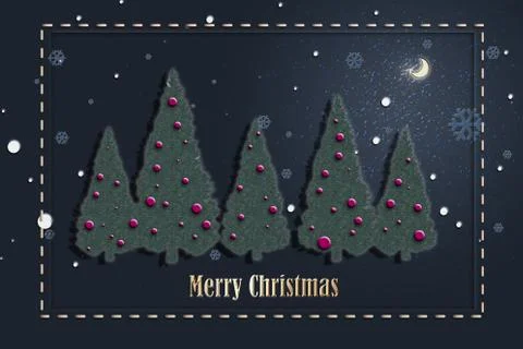 Elegant winter background Stock Illustration