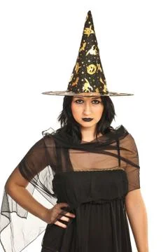 Elegant witch Foto stock