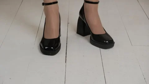 Elegant woman legs in nude tights showin... | Stock Video | Pond5