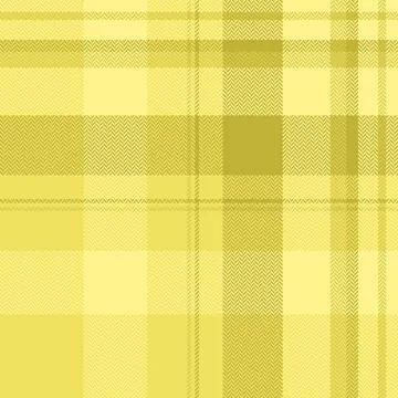 This elegant yellow plaid pattern features a timeless herringbone texture. Th Stock Illustration