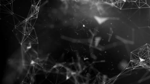 Elegantly Interconnected Futuristic Network of Abstract Web Structures Stock Footage 341780554