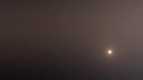 Elegantly Twinkling Light Trail Stock Footage 294142617