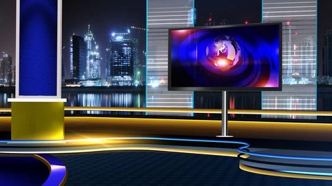 Elegent3d blue red Stock-Footage 120165759