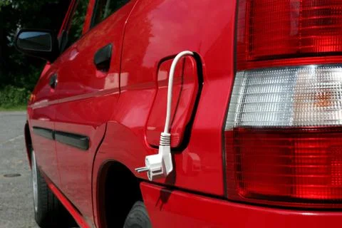 Elektroauto Stock Photos