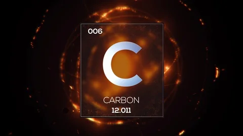 Element 006 Carbon LOOP UHD 8K 60FPS 스톡 동영상 105343687