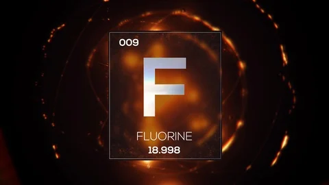 Element 009 Fluorine LOOP UHDTV 8K 50FPS Stock Footage 105322304