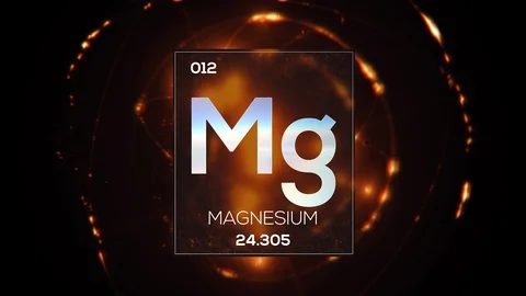 Element 012 Magnesium LOOP UHDTV 8K 60FPS Video stock 105344254