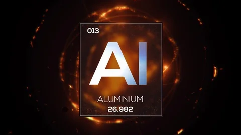 Element 013 Aluminium LOOP UHDTV 8K 60FPS Video stock 105344689