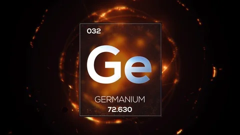 Element 032 Germanium LOOP UHDTV 8K 60FPS Video stock 105383325
