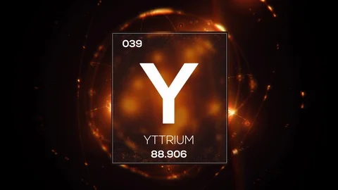 Element 039 Yttrium LOOP UHDTV 8K 50FPS 스톡 동영상 105383868