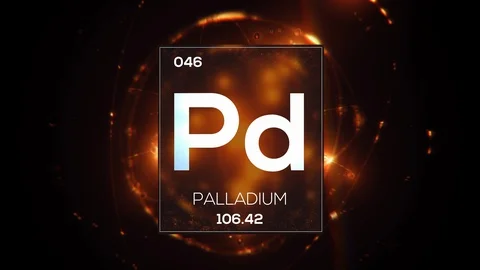Element 046 Palladium LOOP UHDTV 8K 50FPS 스톡 동영상 105414233