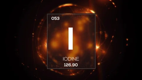 Element 053 Iodine LOOP UHDTV 8K 50FPS Stock Footage 105445483