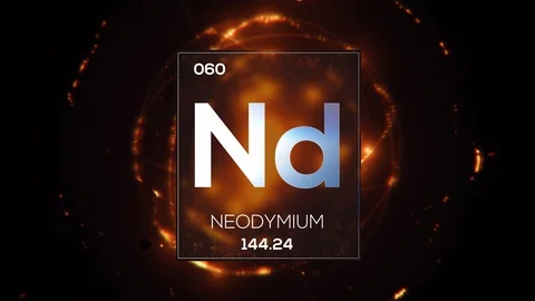 Element 060 Neodymium LOOP UHDTV 8K 60FPS 스톡 동영상 105431799