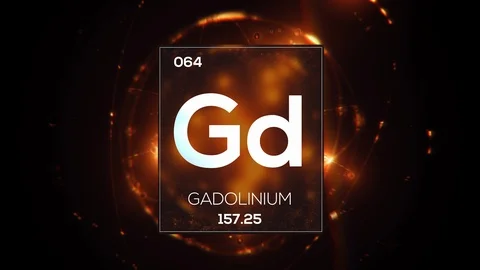 Element 064 Gadolinium LOOP UHDTV 8K 50FPS Vídeo Stock 105435944