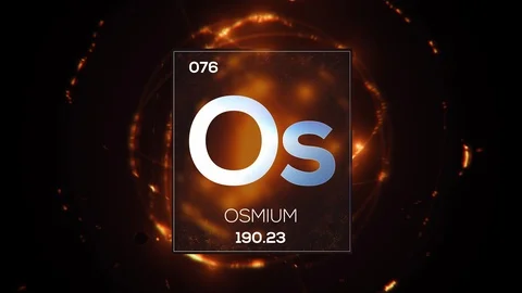 Element 076 Osmium LOOP UHDTV 8K 60FPS Stock Footage 105467350