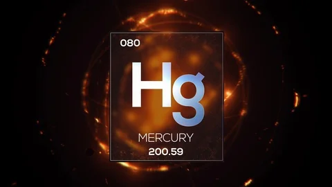 Element 080 Mercury LOOP UHDTV 8K 60FPS 스톡 동영상 105492755