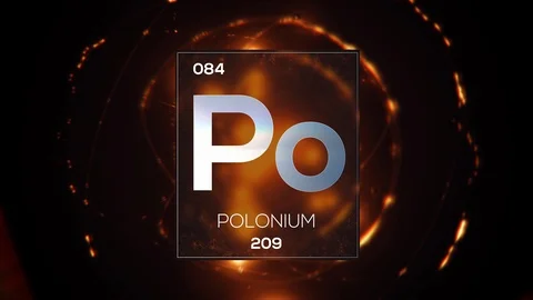 Element 084 Polonium LOOP UHDTV 8K 50FPS Stock Footage 105506748