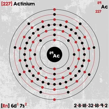 Element of Actinium Stock Illustration