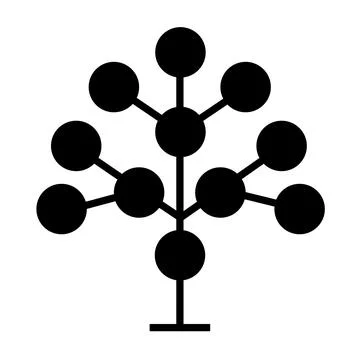 Element of bio engineering symbol. phylogenetic sign. flat style. Stock Illustration