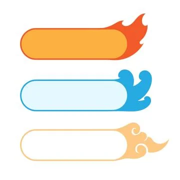 Element blank textbox Illustrazione stock