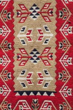 Element of the Caucasian kilim pattern Stock Photos