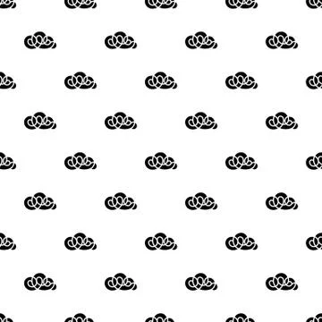 Element cloud pattern vector seamless Stock Illustration