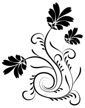 Element for design, flower イラスト素材