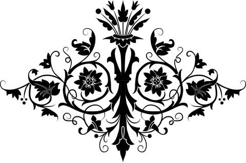 Element for design, flower Stock Illustration