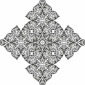 Element for design. It can be used for decorating of wedding invitations, gre Stock Illustration