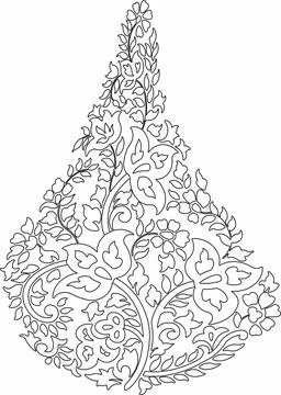 Element for design. It can be used for decorating of wedding invitations, gre 库存插图