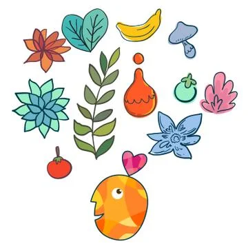 Element Doodle Stock Illustration