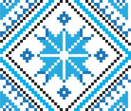 Element of ethnic ornament, seamless pattern. Vector Stock Illustration