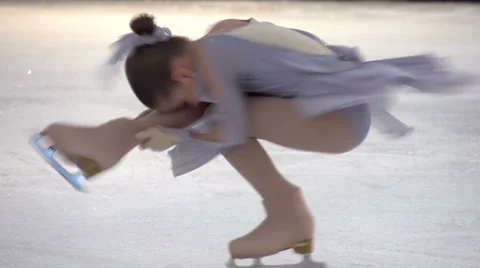 Element of Figure Skating HD Stock Footage