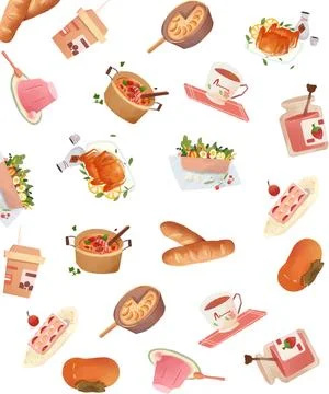 Element food Stock Illustration