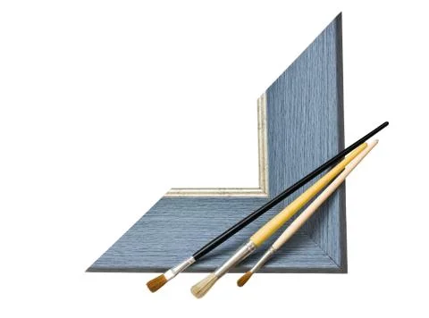 Element of the framework and brush Stock Photos