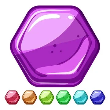 Element glass button cartoon vector graphic 스톡 일러스트