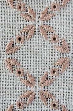 Element handmade embroidery. Stock Photos