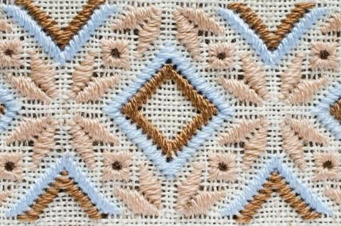 Element handmade embroidery. Stock-Fotos