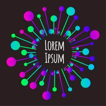 Element invitation to anniversary Stock Illustration