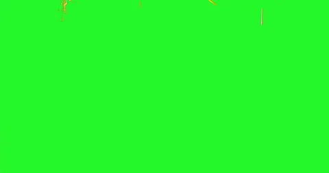 Element of isolated burning sparkler fire floating in the air on green screen Video stock 130939630