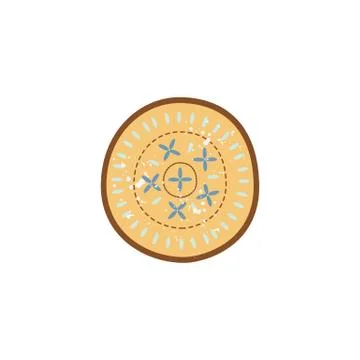 Element of kitchen crockery or tableware flat vector illustration isolated. Stock Illustration