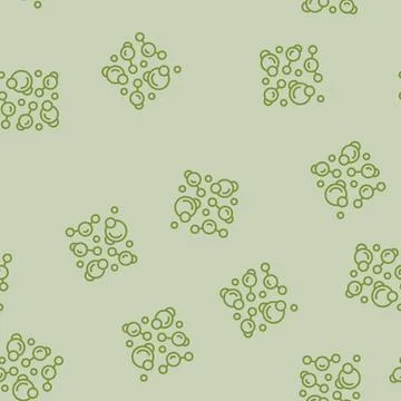 Element molecular structure line seamless pattern Stock Illustration